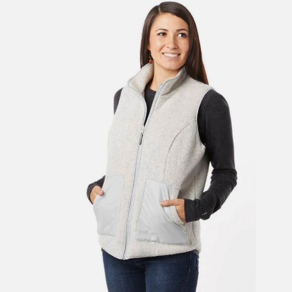 Smartwool Anchor Line Reversible Sherpa Vest - Picture 2 of 4